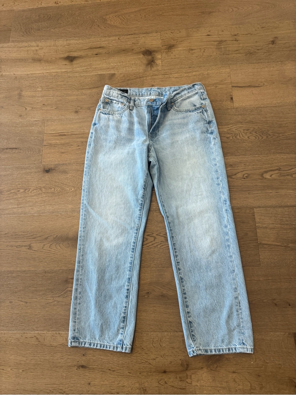 Zara Light Blue Relaxed Jeans